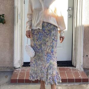 Vintage floral skirt